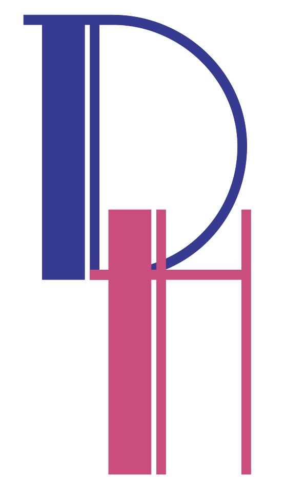 DH graphic design logo